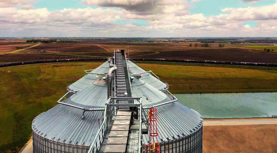 Silo-with-Sensors Agriculture Silo Sensors