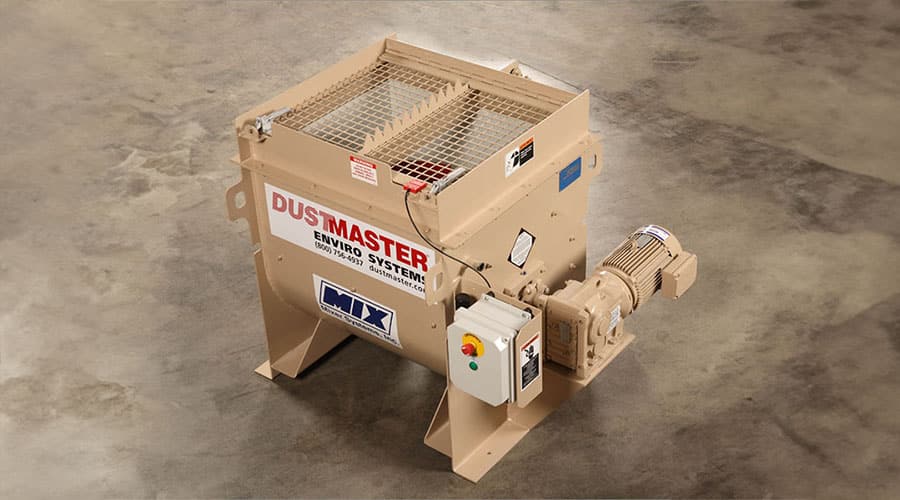 Dustmaster Horizontal Shaft Mixer – Web Dustmaster Horizontal Shaft Mixer - Web
