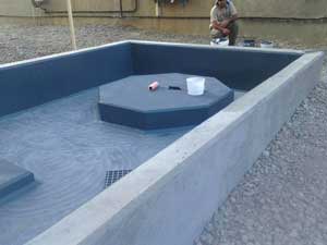 Acid-Resistant Polymer Concrete Cast