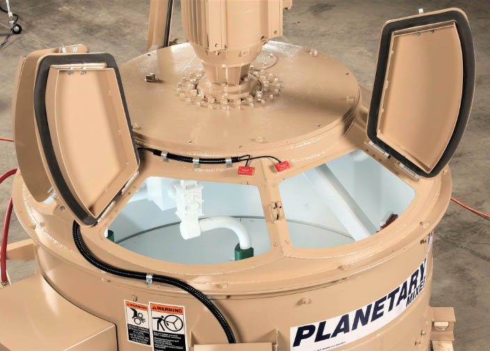 DustMASTER PlanetaryMixer Hinged doors