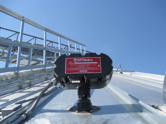 BinMaster SmartBob Level Sensor WNC Installed BinMaster SmartBob Level Sensor