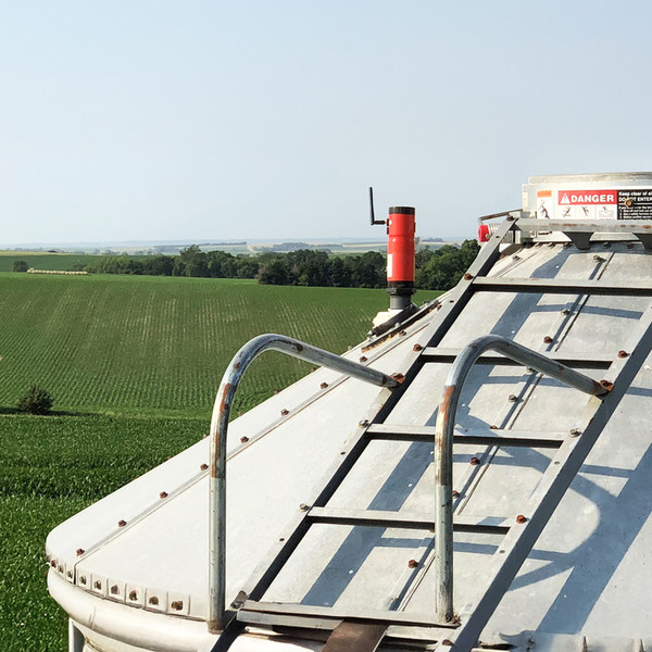 BinMaster Laser Level Sensor Install on Silo
